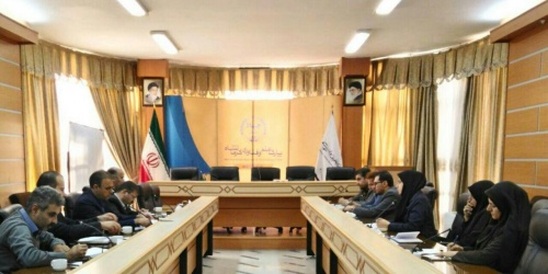 در راستای اجرای طرح توسعه مشاغل خانگی  جلسه مشترک مسولین امور زندانهای استان  کرمانشاه و پارک علم و فناوری کرمانشاه