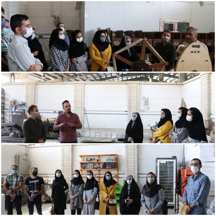 مشارکت کنندگان طرح منش از مجتمع نوآوری پارک کرمانشاه بازدید کردند